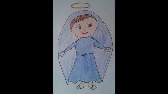 Jak narysować Matkę Boską krok po kroku? Prosty poradnik